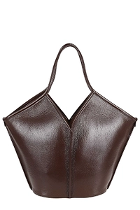 Hereu Calella Distressed Leather Tote Bag