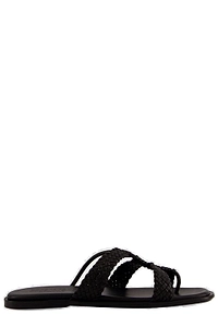 Hereu Lina Woven Strappy Toe Post Sandals
