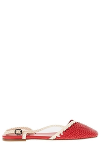 Hereu Rondaia Woven Asymmetrical Sandals