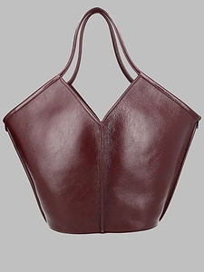 Hereu Sculpted Leather Tote Bag