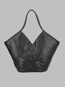 Hereu Woven Leather Tote Bag