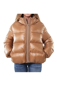 Herno Kids Logo-Plaque Zipped Puffer Jacket