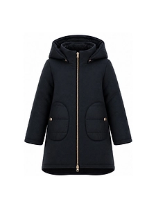 Herno Kids Panelled Hooded Coat