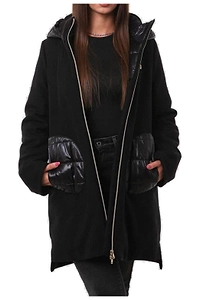 Herno Kids Panelled Hooded Coat