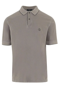 Herno Logo Embroidered Short Sleeved Polo Shirt