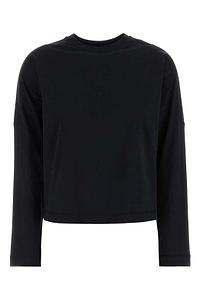 Herno Long-Sleeve Crewneck Boxy T-Shirt