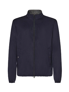Herno Long-Sleeved Zip-Up Coat