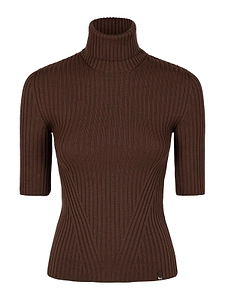 Herno Ribbed Turtleneck Knitted Sweater