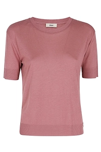 Herno Short-Sleeved Crewneck Knitted Jumper