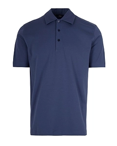 Herno Button Detailed Short-Sleeved Polo Shirt