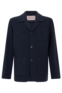 Herno Single-Breasted Patch-Pocket Jacket