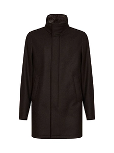 Herno Stand-Collar Long Sleeved Coat