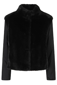 Herno Faux Fur Panel Jacket