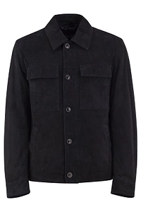 Herno Suede Shirt Jacket