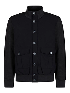 Herno Turtleneck Button-Up Jacket