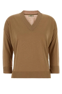 Herno V-Neck Knitted Sweater
