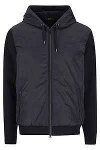 Herno Zip-Up Hooded Drawstring Jacket