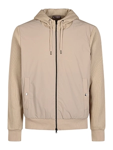 Herno Zip-Up Hooded Sweater