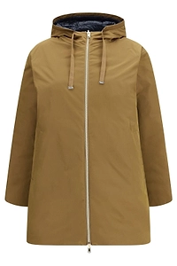 Herno Zip-Up Reversible Hooded Coat