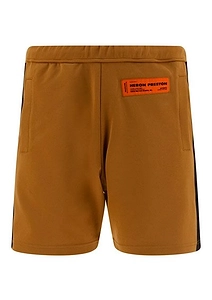 Heron Preston Logo-Patch Striped-Trim Deck Shorts