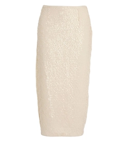 Anda Sequin Embellished Midi Skirt