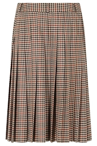 Albert Checked Pleated Skirt