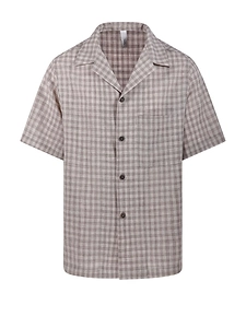 Hevo Novolicq Checked Short-Sleeve Shirt