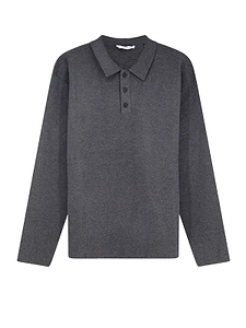 Hevo Polo Collar Knitted Sweater