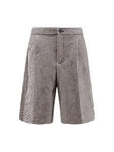 Hevo Torre Wide-Leg Checked Shorts