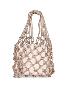 Carrie Beaded Net Shoulder Bag