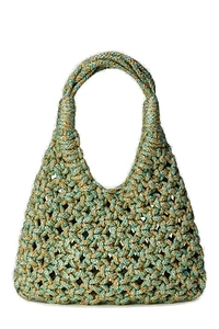 Hibourama Lurex Top Handle Bag