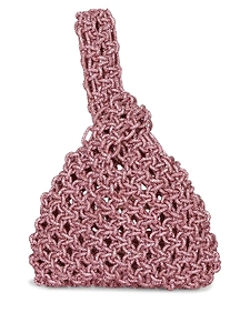 Niky Woven Mesh Shoulder Bag