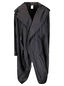 Hira Hooded Draped Trench Coat