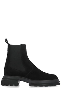 Hogan Round-Toe Slip-On Chelsea Boots
