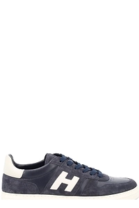 Hogan H-Stripe Lace-Up Sneakers