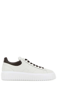 Hogan H-Stripes Lace-Up Sneakers