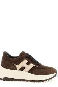 Hogan Lace-Up Low Top Sneakers