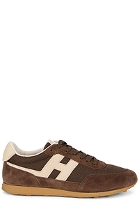 Hogan Logo Panelled Low-Top Sneakers