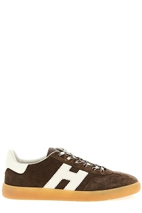 Hogan Logo-Patch Lace-Up Sneakers