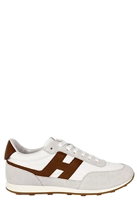 Hogan Logo-Patch Lace-Up Sneakers