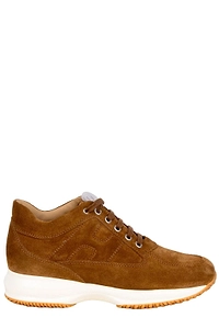 Hogan Logo Stitched Lace-Up Sneakers