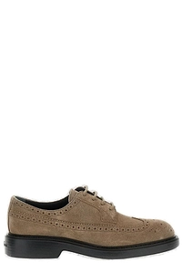 Hogan Round Toe Lace-Up Shoes