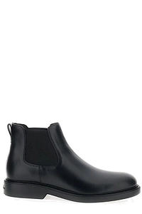 Hogan Round Toe Slip-On Boots