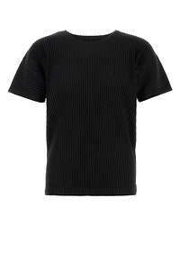 Homme Plissé Issey Miyake Basics Pleated Crewneck T-Shirt