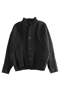 Homme Plissé Issey Miyake Cover And Fold Pleated Jacket