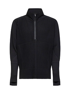 March Pleated Zip-Up Jacket