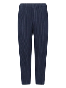 Homme Plissé Issey Miyake Pleated Straight Leg Trousers