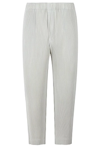 Homme Plissé Issey Miyake Pleated Tapered Leg Trousers