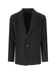 Homme Plissé Issey Miyake Single Breasted Tailored Blazer