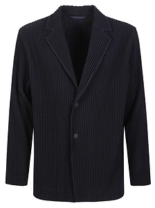 Homme Plissé Issey Miyake Single-Breasted Pleated Blazer